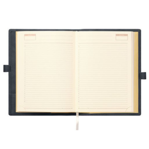 Ежедневник-портфолио Клип (Clip NEO) недатированный в подарочной коробке, синий (в комплекте ручка Sonata BP серебро)