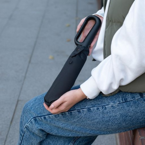 Зонт складной Азимут (Azimut), черный Зонт складной Азимут (Azimut), черный