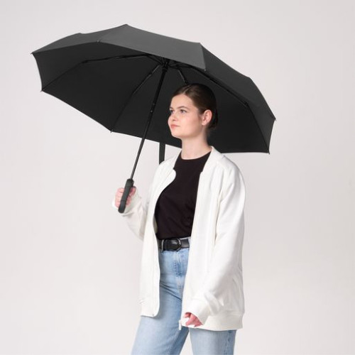 Зонт складной Азимут (Azimut), черный Зонт складной Азимут (Azimut), черный
