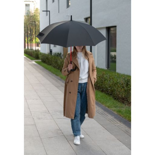 Зонт-трость Квантум (Quantum), черный/красный Зонт-трость Квантум (Quantum), черный/красный