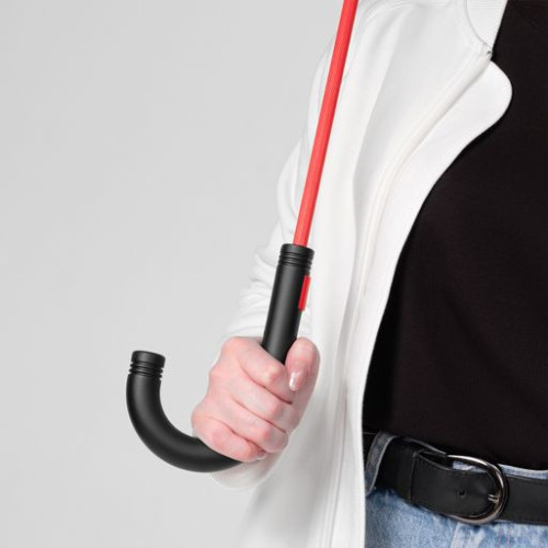 Зонт-трость Квантум (Quantum), черный/красный Зонт-трость Квантум (Quantum), черный/красный