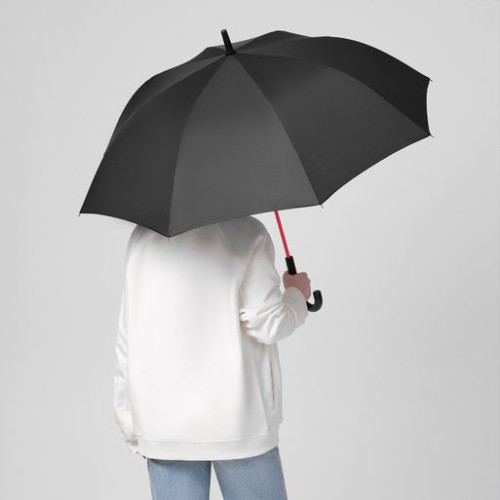 Зонт-трость Квантум (Quantum), черный/красный Зонт-трость Квантум (Quantum), черный/красный
