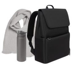 Подарочный набор Марко (Marco), серый (шарф, термобутылка, рюкзак)