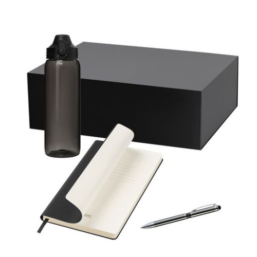 Подарочный набор Невада (Nevada), Стар (Star), черный (бутылка, ежедневник, ручка) Подарочный набор Невада (Nevada), Стар (Star), черный (бутылка, ежедневник, ручка)