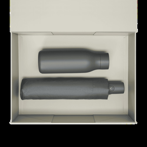 Подарочный набор Севилла (Sevilla), Атланта (Atlanta), серый (зонт, термобутылка)