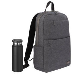 Подарочный набор Форст (Forst), Аллегра (Allegra), черный (рюкзак, термобутылка)
