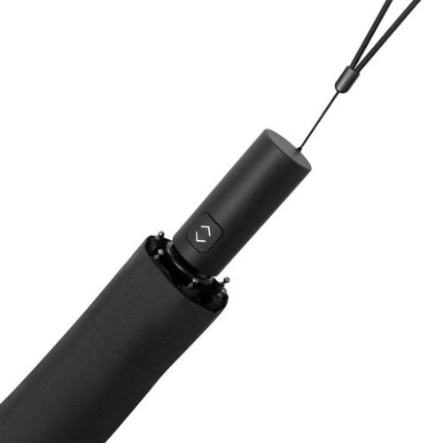 Зонт складной Филтон (Filton), черный с системой безопасности (Safety System)