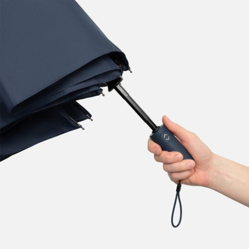 Зонт складной Филтон (Filton), синий с системой безопасности (Safety System)