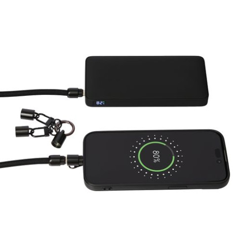 Кабель-ланьярд Волтрикс (Voltrix), черный