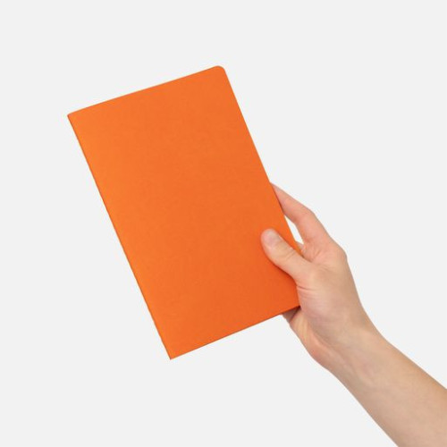 Блокнот Корса слим (Corsa slim), оранжевый