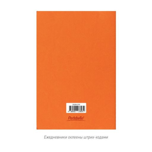 Блокнот Корса слим (Corsa slim), оранжевый