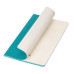 Блокнот Корса слим (Corsa slim), бирюзовый Блокнот Корса слим (Corsa slim), бирюзовый