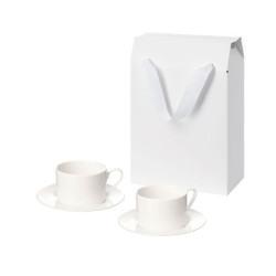 Подарочный набор Мокко (Mokko) в коробке-пакете (две чайных пары)