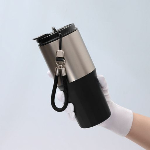 Термокружка вакуумная Авеню (Avenue), черная