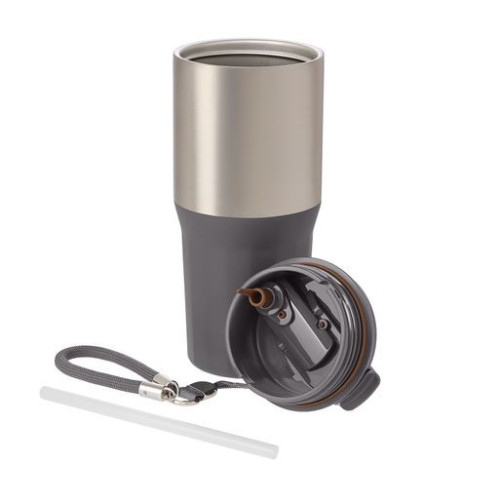 Термокружка вакуумная Авеню (Avenue), серая