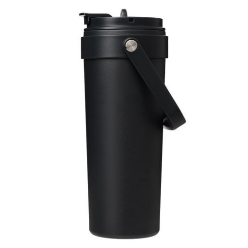 Термокружка вакуумная Соло (Solo), черная