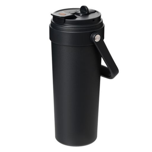 Термокружка вакуумная Соло (Solo), черная