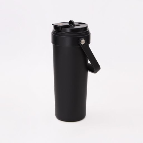 Термокружка вакуумная Соло (Solo), черная