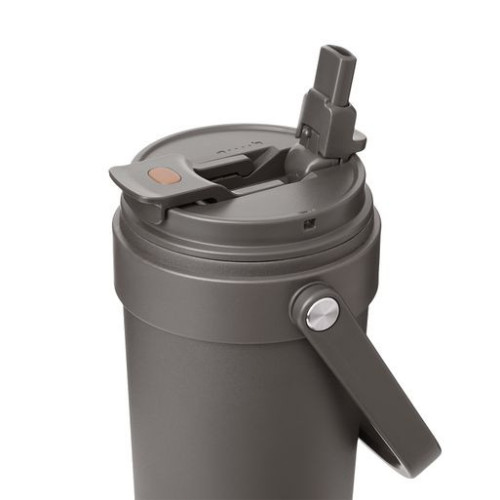 Термокружка вакуумная Соло (Solo), серая