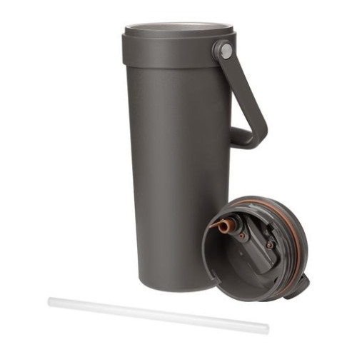 Термокружка вакуумная Соло (Solo), серая