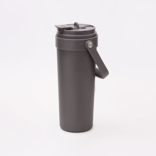 Термокружка вакуумная Соло (Solo), серая