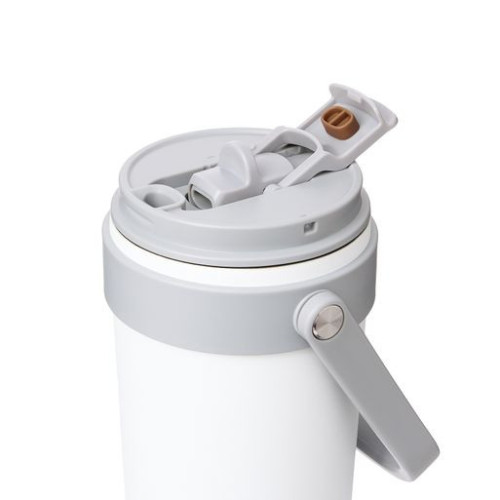 Термокружка вакуумная Соло (Solo), белая