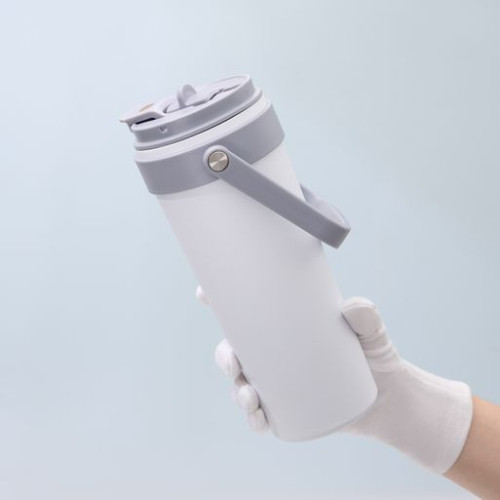 Термокружка вакуумная Соло (Solo), белая