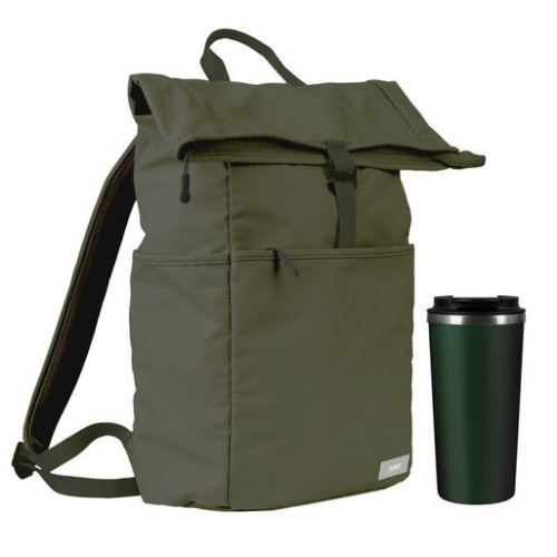Подарочный набор Палермо (Palermo), Бостон (Boston), зеленый (рюкзак, термокружка)