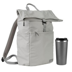 Подарочный набор Палермо (Palermo), Бостон (Boston), серый (рюкзак, термокружка)