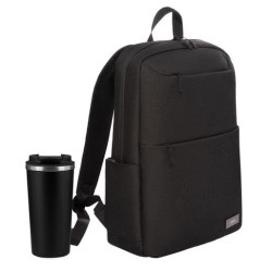 Подарочный набор Палермо (Palermo), Форст (Forst), черный (рюкзак, термокружка)