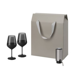 Подарочный набор Блэк Эдишн (Black Edition), Данте (Dante) (2 бокала + аэратор для вина)