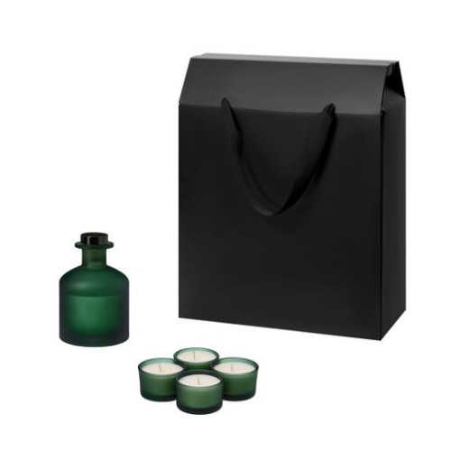 Подарочный набор Сенто (Sento), Мизу (Mizu) зеленый (свечи, диффузор) Подарочный набор Сенто (Sento), Мизу (Mizu) зеленый (свечи, диффузор)