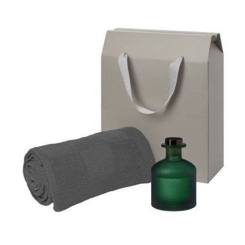 Подарочный набор Мизу (Mizu), Селла (Cella), зеленый (диффузор, плед) Подарочный набор Мизу (Mizu), Селла (Cella), зеленый (диффузор, плед)