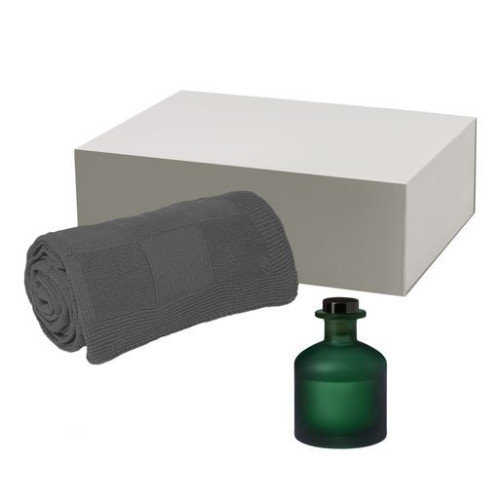 Подарочный набор Мизу (Mizu), Селла (Cella), зеленый (диффузор, плед) Подарочный набор Мизу (Mizu), Селла (Cella), зеленый (диффузор, плед)