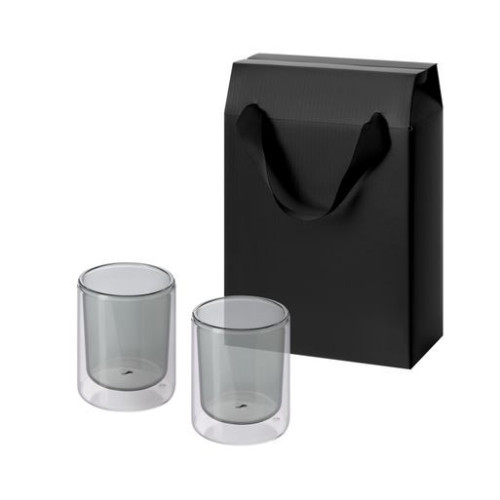 Подарочный набор 2 cтеклянных стакана Марло (Marlo) в коробке-пакете