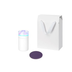 Подарочный набор Кристалл, Аурис (Crystal, Auris), фиолетовый (увлажнитель воздуха, зарядное устройство)