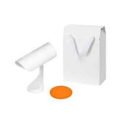 Подарочный набор Призма, Аурис (Prisma, Auris), оранжевый (увлажнитель воздуха, зарядное устройство)