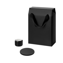 Подарочный набор Пэшн, Аурис (Passion, Auris), черный (колонка, зарядное устройство)