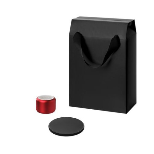 Подарочный набор Пэшн, Аурис (Passion, Auris), красный (колонка, зарядное устройство)