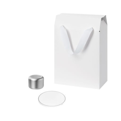 Подарочный набор Пэшн, Аурис (Passion, Auris), серебряный (колонка, зарядное устройство) Подарочный набор Пэшн, Аурис (Passion, Auris), серебряный (колонка, зарядное устройство)