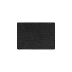 Кардхолдер Твид (Tweed) со скошенным карманом, черный