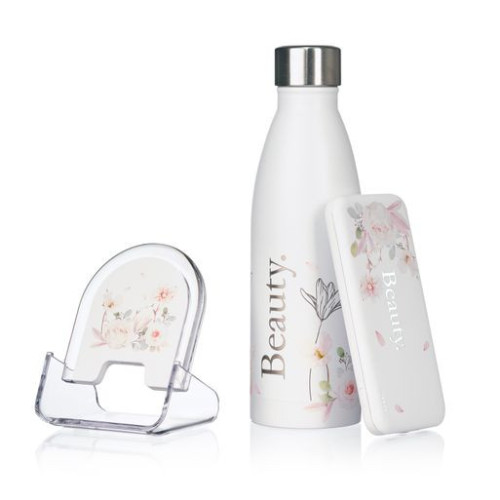 Внешний аккумулятор с подсветкой Люче (Luce) 10000 mAh, белый Внешний аккумулятор с подсветкой Люче (Luce) 10000 mAh, белый