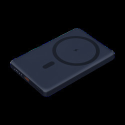 Внешний аккумулятор Атлантис (Atlantis) PD 5000mAh с функцией беспроводной зарядки 15W, синий