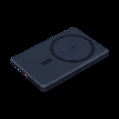 Внешний аккумулятор Атлантис (Atlantis) PD 5000mAh с функцией беспроводной зарядки 15W, синий