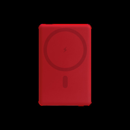 Внешний аккумулятор Атлантис (Atlantis) PD 5000mAh с функцией беспроводной зарядки 15W, красный