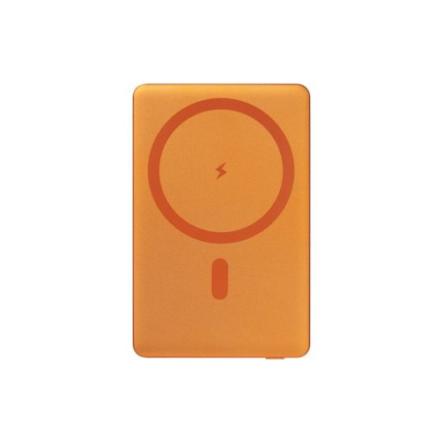 Внешний аккумулятор Атлантис (Atlantis) PD 5000mAh с функцией беспроводной зарядки 15W, оранжевый