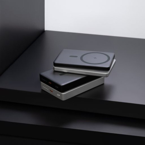 Внешний аккумулятор Атлантис (Atlantis) PD 5000mAh с функцией беспроводной зарядки 15W, серебряный