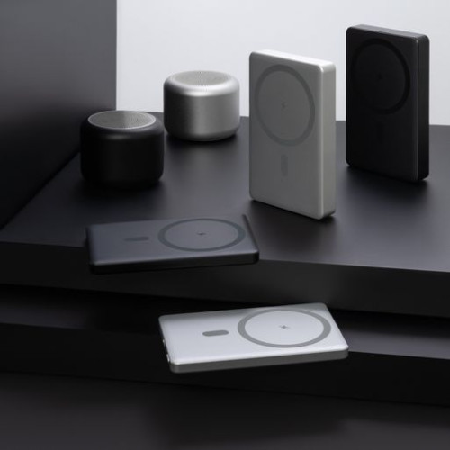 Внешний аккумулятор Атлантис Плюс PD (Atlantis PD Plus) 10000mAh с функцией беспроводной зарядки 15W, черный