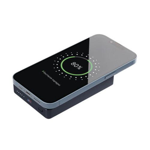 Внешний аккумулятор Атлантис Плюс PD (Atlantis PD Plus) 10000mAh с функцией беспроводной зарядки 15W, синий