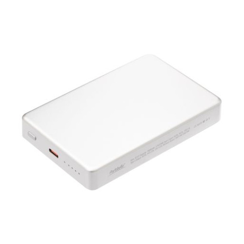 Внешний аккумулятор Атлантис Плюс PD (Atlantis PD Plus) 10000mAh с функцией беспроводной зарядки 15W, серебряный